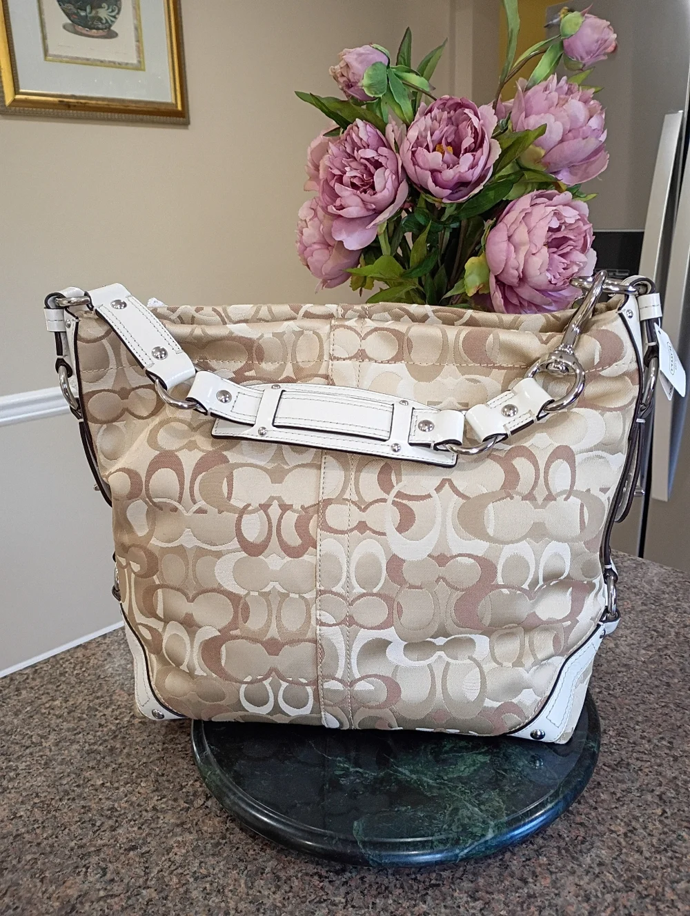NWT Coach Opt Signatire Carly Hobo